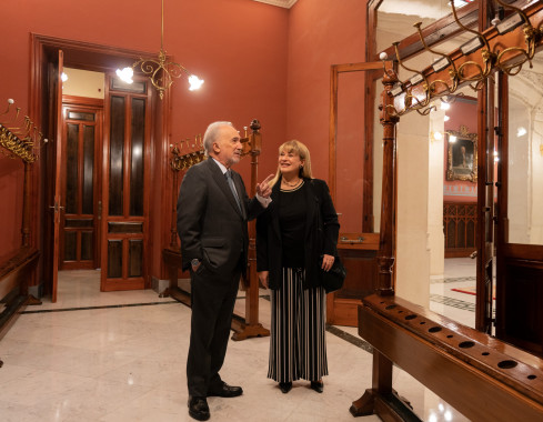 Visita de la ministra de la Corte Suprema de Justicia de Chile, Ángela Vivanco.